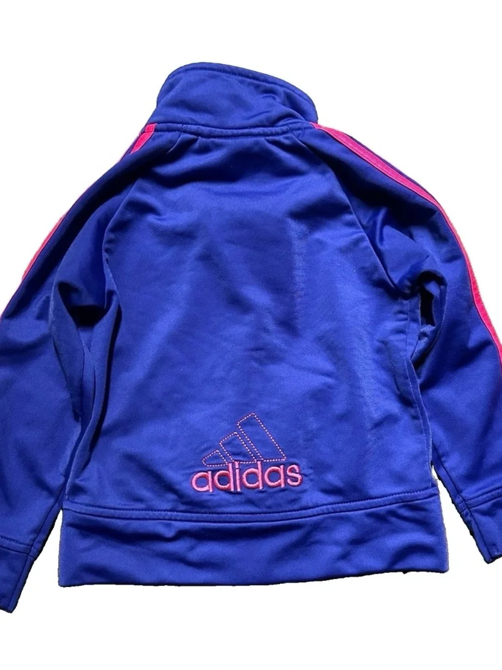 Toddler Girl Adidas Matching Set Track Jacket Sweatpants Size 12-18 Months